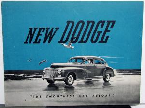 1946 Dodge Dealer Large Sales Brochure Fluid Drive Transmission Sedan Coupe