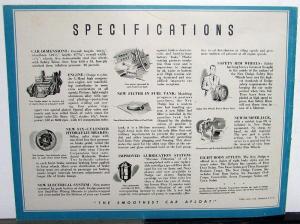 1946 Dodge Dealer Large Sales Brochure Fluid Drive Transmission Sedan Coupe