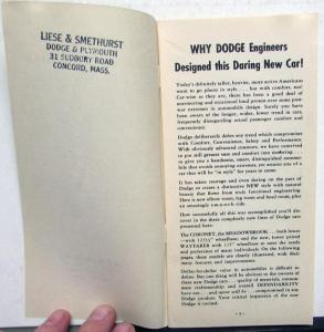 1949 Dodge Dealer Sales Brochure The Answer Book On The Daring New Dodge