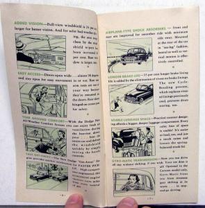 1949 Dodge Dealer Sales Brochure The Answer Book On The Daring New Dodge