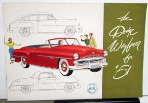 1951 Dodge Dealer Color Sales Brochure Wayfarer Value Dependability Original