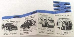 1951 Dodge Dealer Pocket Sales Brochure Folder Full Line Magic Mile Ride