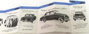 1951 Dodge Dealer Pocket Sales Brochure Folder Full Line Magic Mile Ride