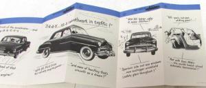 1951 Dodge Dealer Pocket Sales Brochure Folder Full Line Magic Mile Ride