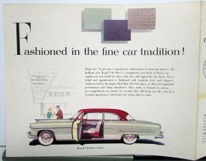 1954 Dodge Royal V-8 Dealer Color Sales Brochure Original Rare