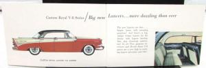 1956 Dodge Dealer Pocket Sales Brochure Full Line Coronet Royal V-8 Lancer