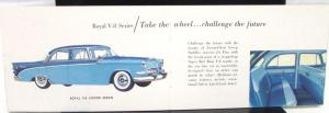 1956 Dodge Dealer Pocket Sales Brochure Full Line Coronet Royal V-8 Lancer