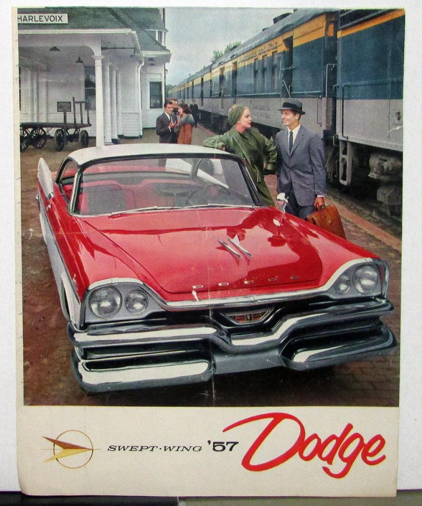 1956 Dodge Custom Royal Coronet Royal Lancer Wagons Deluxe NOS Sales Brochure