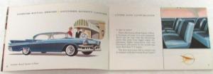 1957 Dodge Dealer Pocket Sales Brochure Swept-Wing Full Line Color Rare