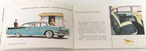 1957 Dodge Dealer Pocket Sales Brochure Swept-Wing Full Line Color Rare