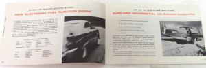 1958 Dodge Dealer Accessories Sales Brochure Swept-Wing Fuel Injection D-500