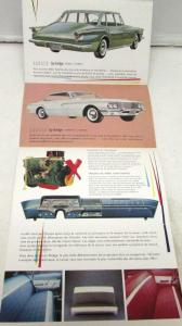 1961 Dodge Foreign Dealer Color Sales Brochure Lancer Compacts French Text Rare
