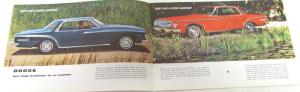 1962 Dodge Foreign Dealer Sales Brochure Dart & Lancer Swedish Text Rare