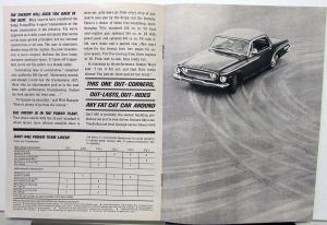 1962 Dodge Dealer Sales Brochure Dart 440 The New Lean Breed Performance Value
