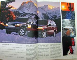 The Jeep Book 2000 Original Sales Brochure Catalog Color Original Oversized