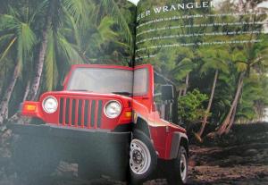 The Jeep Book 2000 Original Sales Brochure Catalog Color Original Oversized