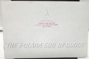 1962 Dodge Dealer Color Sales Brochure Polara 500 Original