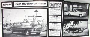 1962 Dodge Dealer Sales Brochure Dart 440 Original Sports Sweep