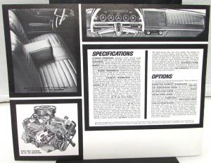 1962 Dodge Dealer Sales Brochure Dart 440 Original Sports Sweep