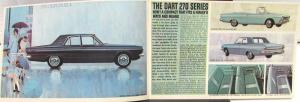 1963 Dodge Dart Dealer Small Color Sales Brochure GT 270170 Wagon Rare