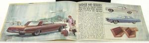 1963 Dodge Dealer Color Sales Brochure Standard-Size Dodge Models Original