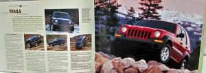 2002 Jeep Liberty Original Color Sales Brochure