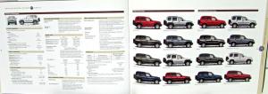 2002 Jeep Liberty Original Color Sales Brochure