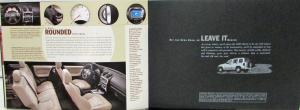 2002 Jeep Liberty Limited Edition & Sport Die Cut Cover Sales Brochure Original