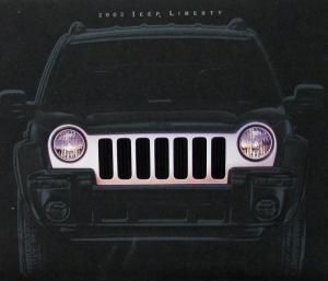 2002 Jeep Liberty Limited Edition & Sport Original Color Sales Brochure XL