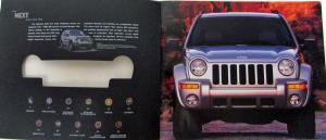 2002 Jeep Liberty Limited Edition & Sport Original Color Sales Brochure XL