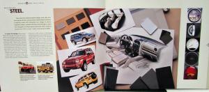 2002 Jeep Liberty Limited Edition & Sport Original Color Sales Brochure XL