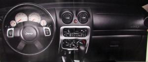 2002 Jeep Liberty Limited Edition & Sport Original Color Sales Brochure XL