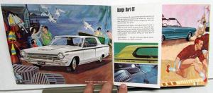1964 Dodge Dealer Color Sales Brochure Dart GT Polara 500 Custom 880 Convertible