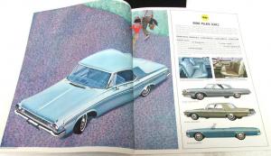 1964 Dodge Dealer Color Prestige Sales Brochure Polara 440 330 Series