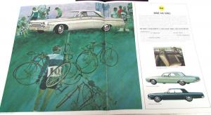 1964 Dodge Dealer Color Prestige Sales Brochure Polara 440 330 Series