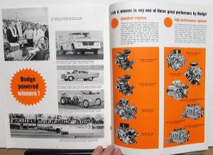 1964 Dodge Dealer Sales Brochure 426 V8 Ramcharger High Performance Features