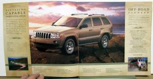 2005 Jeep Wrangler Liberty Grand Cherokee Color Sales Brochure Original