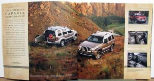 2005 Jeep Wrangler Liberty Grand Cherokee Color Sales Brochure Original