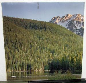 2005 Jeep Cherokee Liberty Wrangler Rocky Mountain Edition Sales Brochure Folder