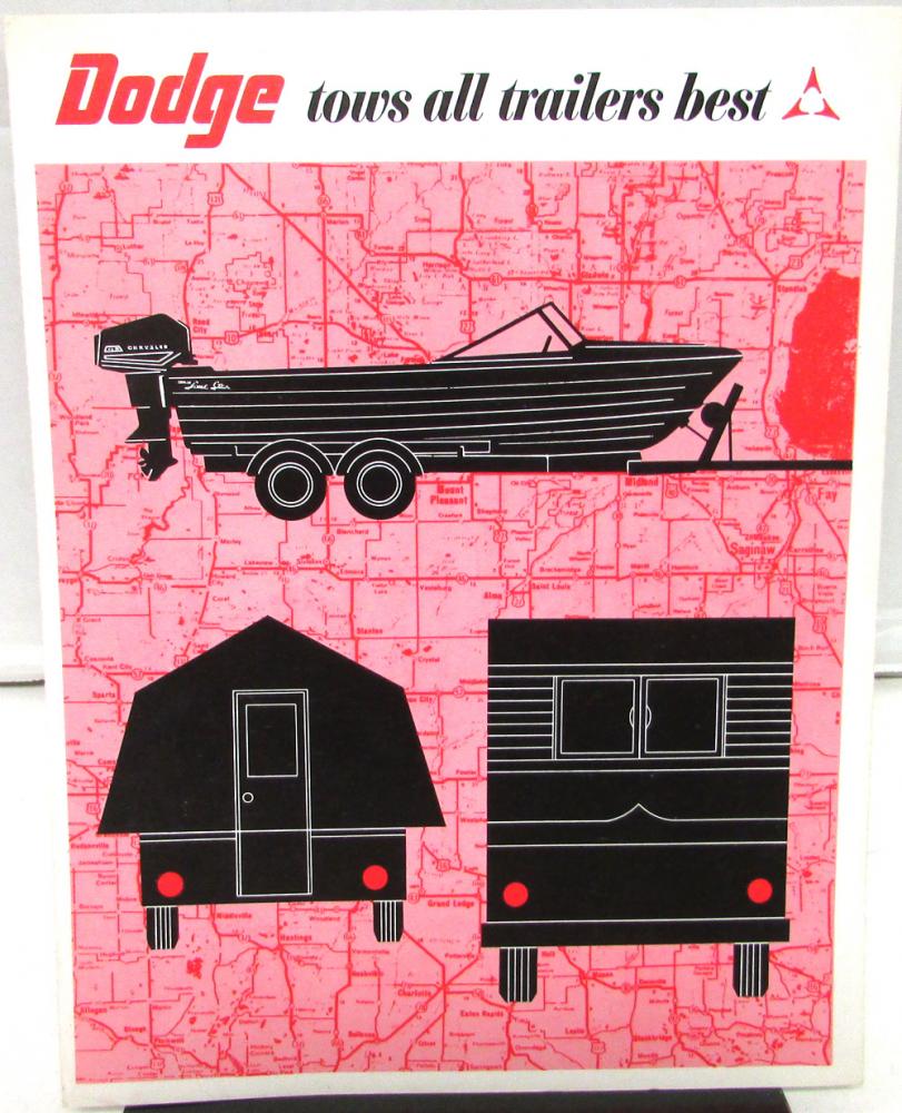 1966 Dodge Dealer Sales Brochure Trailer Towing Package Options Tips