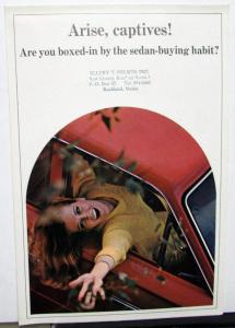 1966 Dodge Dealer Color Sales Brochure Folder Polara 500 Dart GT Coronet 440