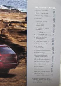 2008 Jeep Grand Cherokee Laredo Limited Overland SRT8 Original Sales Brochure