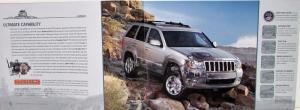 2008 Jeep Grand Cherokee Laredo Limited Overland SRT8 Original Sales Brochure