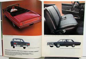 1966 Dodge Monaco Polara Coronet Dart Dealer Color Sales Brochure Orig