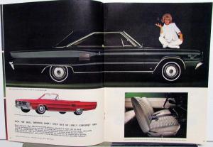 1966 Dodge Monaco Polara Coronet Dart Dealer Color Sales Brochure Orig