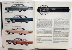 1966 Dodge Monaco Polara Coronet Dart Dealer Color Sales Brochure Orig