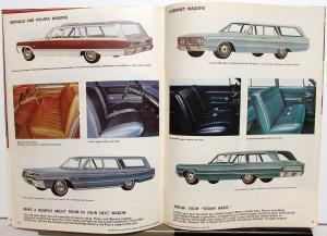 1966 Dodge Monaco Polara Coronet Dart Dealer Color Sales Brochure Orig