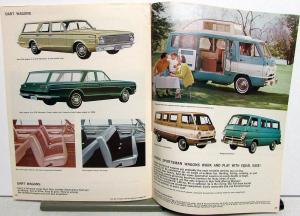 1966 Dodge Monaco Polara Coronet Dart Dealer Color Sales Brochure Orig