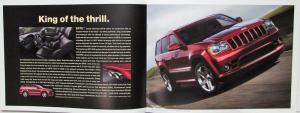 2009 Jeep Grand Cherokee Laredo Limited Overland SRT8 Original Sales Brochure