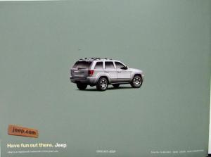 2009 Jeep Grand Cherokee Laredo Limited Overland SRT8 Original Sales Brochure